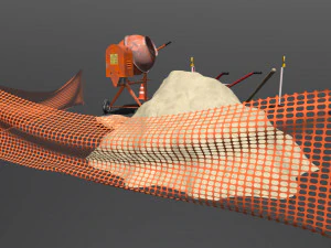 roadwork 3D Model