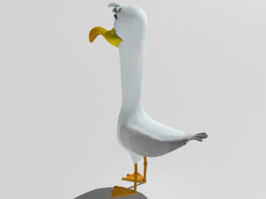 goofy seagull 3Dモデル