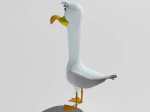 goofy seagull 3D Model