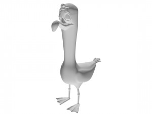 goofy seagull 3Dモデル