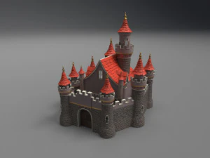 castelo Modelo 3D