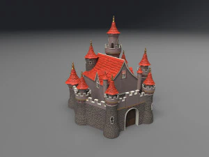 castelo Modelo 3D