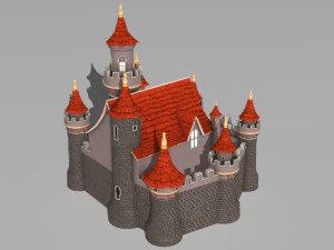 castelo Modelo 3D
