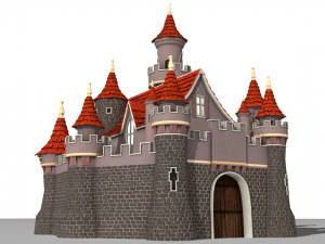 castelo Modelo 3D