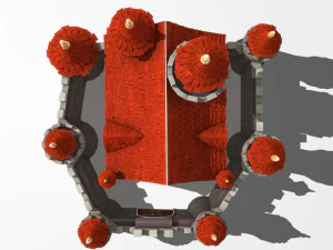 castelo Modelo 3D