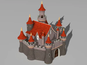 castelo Modelo 3D