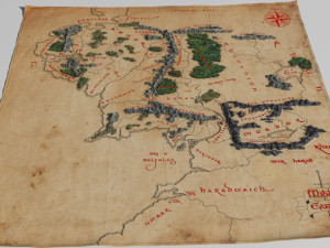 Map of middle earth 3D मॉडल