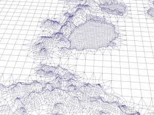 Map of middle earth Model 3D