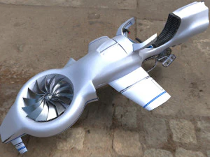 aerodeslizador Modelo 3D