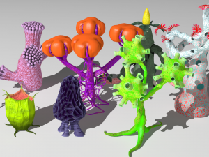 alien plants 3D Model