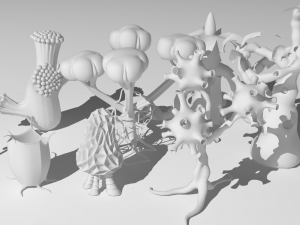 alien plants 3D Модель