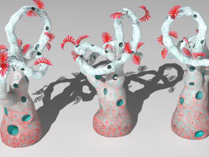 plantas alien&iacute;genas Modelo 3D