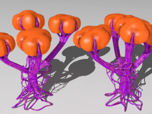 plantas alien&iacute;genas Modelo 3D