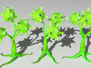plantas alien&iacute;genas Modelo 3D