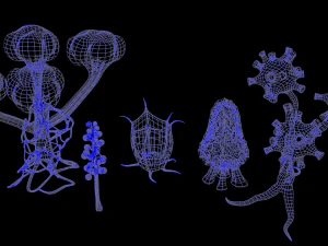 plantas alien&iacute;genas Modelo 3D