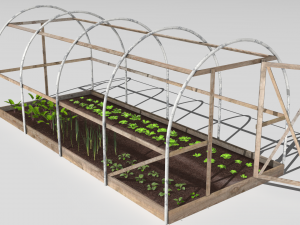 plastic greenhouse 3D Model
