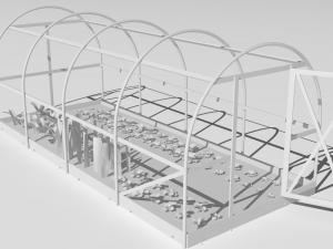 plastic greenhouse 3D Model