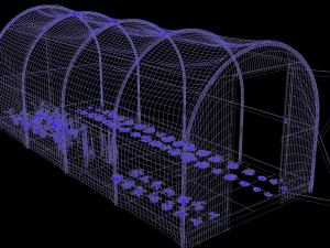 plastic greenhouse 3D Model
