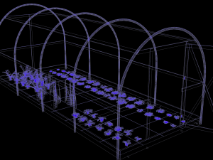 plastic greenhouse 3D Model