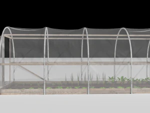 invernadero de plastico Modelo 3D
