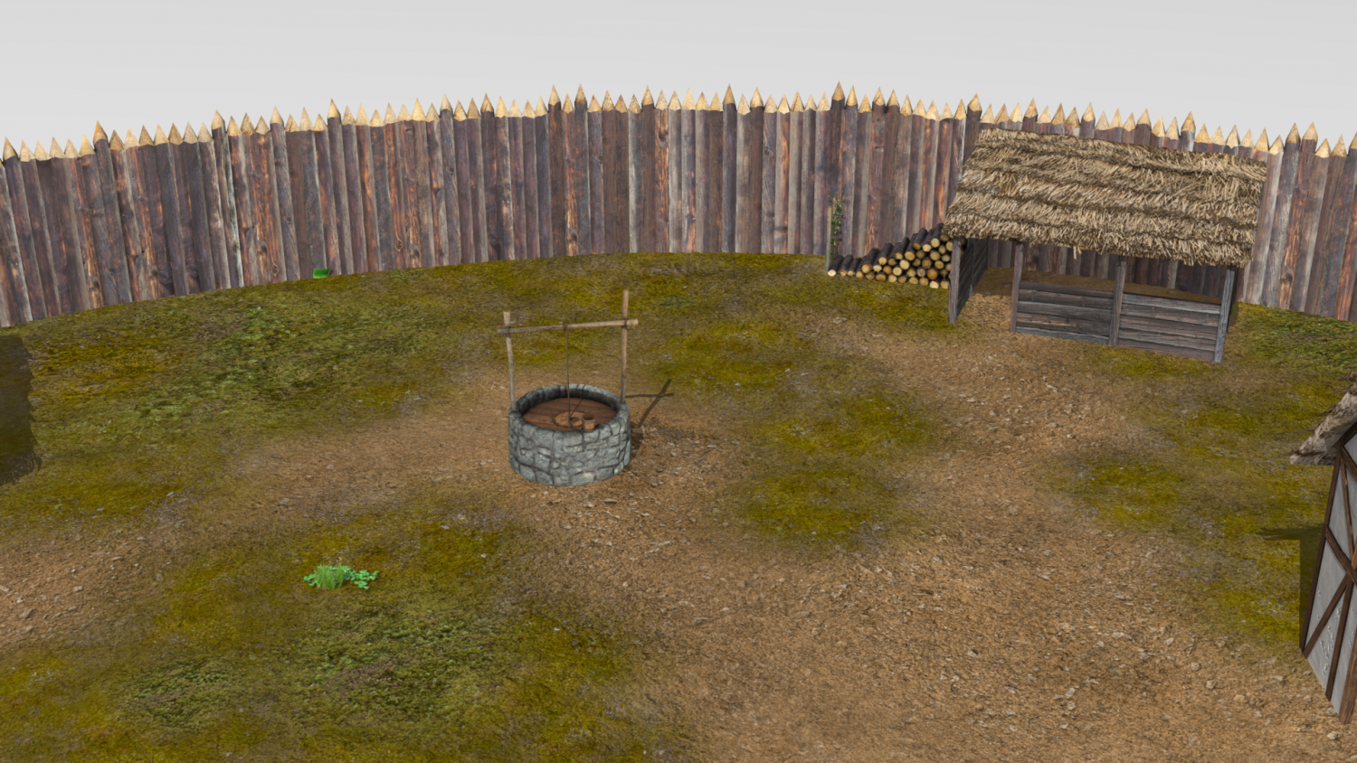 Wooden Fort 3D Модель In Здания 3DExport