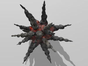 вибух 3D Модель