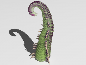 Worm tentacle 3D Model