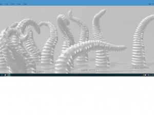 Worm tentacle Model 3D