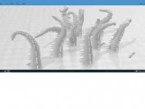 Worm tentacle Model 3D