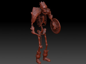 ice skeleton 3D 模型