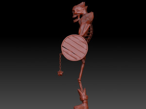 ice skeleton 3D 模型