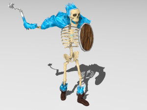 ice skeleton 3D 模型