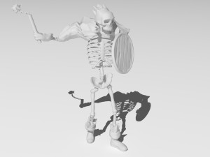 ice skeleton 3D 模型
