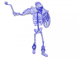 ice skeleton 3D Model