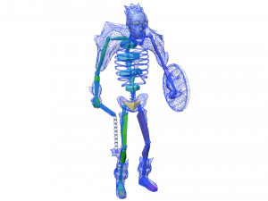 ice skeleton 3D 模型