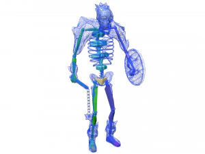 ice skeleton 3D Model