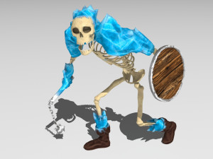 ice skeleton 3D 模型
