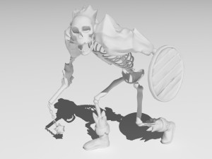 ice skeleton 3D 模型
