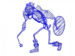 ice skeleton 3D 模型