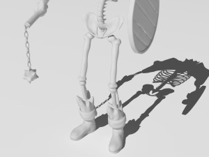 ice skeleton 3D 模型