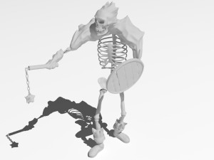 ice skeleton 3D 模型