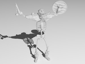 ice skeleton 3D 模型