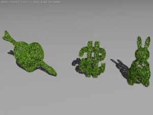 hedge figures 3Dモデル