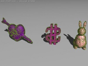 hedge figures Modelo 3D
