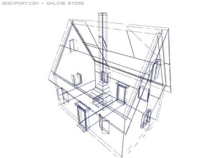 medieval house Model 3D