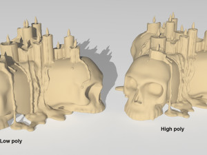 skull candle Modelo 3D