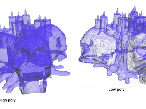 skull candle 3D Model