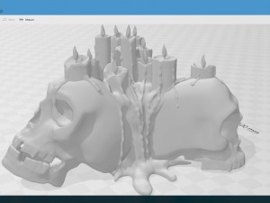 skull candle Modelo 3D