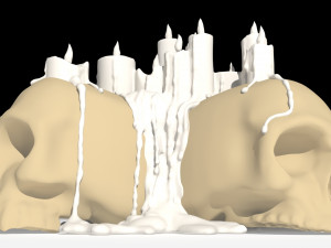 skull candle Modelo 3D