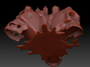 skull candle Modelo 3D